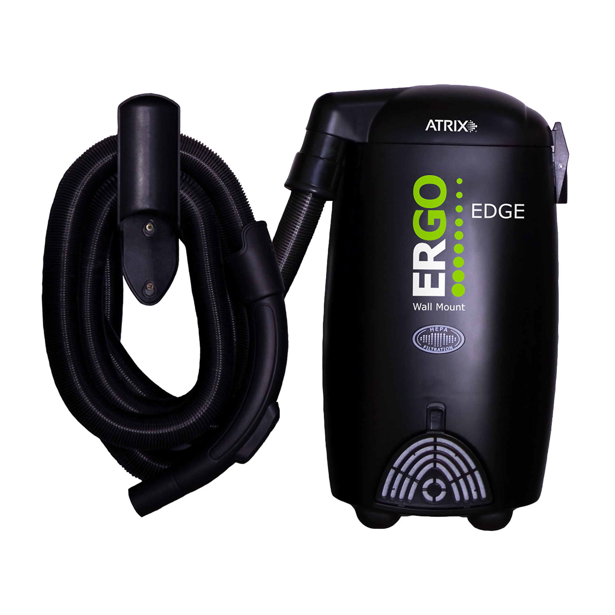 Atrix, Ergo Edge Wall Mount Vacuum, Vacuum Style Dry, Capacity 2 Gal, Model# VACBP1WV